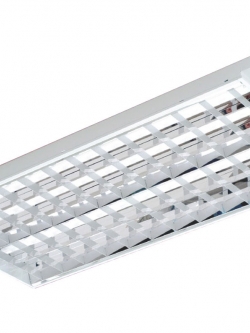 โคมตะแกรงฝังฝ้า 3x18W ขนาด กว้าง 605 x ยาว 645 x สูง 80 mm.