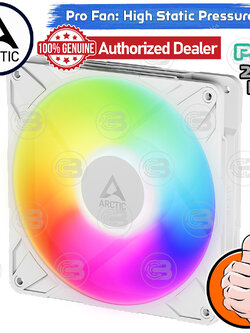 [CoolBlasterThai] ARCTIC P14 PRO A-RGB White (size 140 mm.) PC Fan Case ประกัน 6 ปี