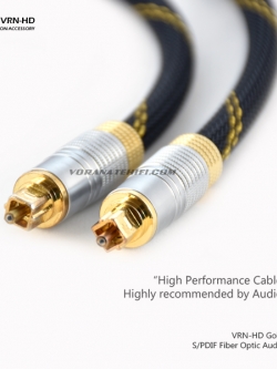 TOS-G3.0 Gold Series Optical Digital Toslink SPDIF Audio Cable 3.0m