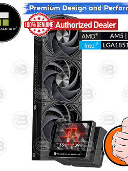 [CoolBlasterThai] Thermalright Stream Vision 360 BLACK 3.5-Inch Screen AIO Liquid CPU Cooler (AM5/LGA1851 Ready) ประกัน 5 ปี