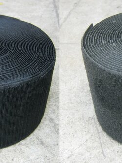 เมจิกเทป ตีนตุ๊กแก เวลโกร Velcro สีดำ 4 นิ้ว