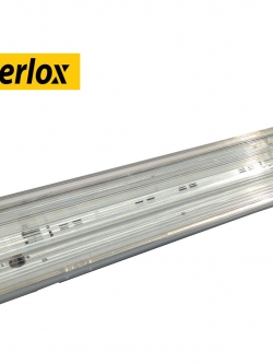 โคมกันน้ำกันฝุ่น ML-F220 ขนาด 2x18W T8 G13 MERLOX