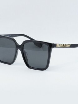 แว่นกันแดด BURBERRY BE4411D 300187 Black/Dark Grey 57
