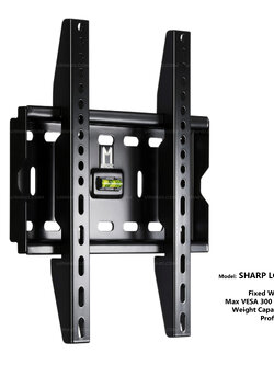 LC-M1300 Universal Fixed Wall Mount ขาแขวนทีวี LED TV ขนาด 32"- 55", Max VESA 300 x 300mm., Weight Capacity 75 Kg.