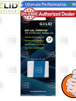 [CoolBlasterThai] GELID GP-ULTIMATE Thermal Pad (1 PCS) 120x20x1.0 mm./15.0 W/mK (TP-GP04-R-B)