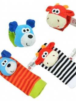 สายรัดข้อมือ-ถุงเท้า เสริมพัฒนาการ กระตุ้นการเคลื่อนไหว : สุนัข-วัว