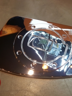 ครอบฝาถังน้ำมัน RANGER 2012-2021 โครเมียม 4 ประตู