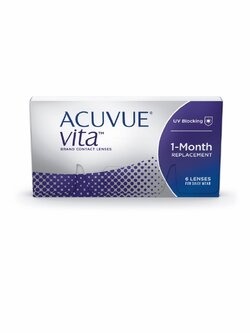 ACUVUE VITA คอนแทคเลนส์รายเดือน แพ็ค 6 ชิ้น (3 คู่)
