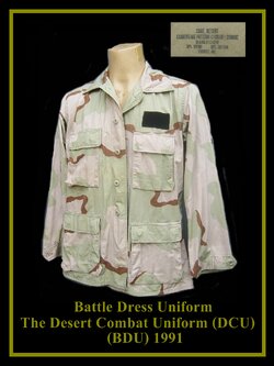 เสื้อทหารสหรัฐ สามสี ปี 1991