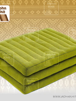 ที่นอนขิด3พับพิเศษ 60x200x7Cmสีพื้น//Large 3 part mattresses Thai Mattress is hand stuffed with natural kapok.