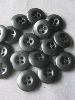 กระดุมทนไฟสีดำ USA