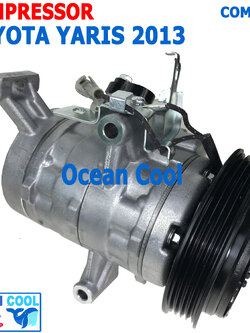 คอมเพลสเซอร์ โตโยต้า ยาริส 2014 - 2020 COM0085 10SE13C Compressor For Toyota Yaris คอมแอร์ คอม คอมเพสเซอร์ อะไหล่แอร์ 2014 2015 2016 2017 2018 2019 2020
