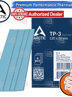 [CoolBlasterThai] Arctic Premium Performance Thermal Pad (TP-3) 120x20x1.5 mm.(4 PCS)