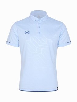 WARRIX (วอริกซ์) VIVIDUS POLO ลิขสิทธิ์แท้ 100% เสื้อโปโลสปอร์ต สีฟ้า