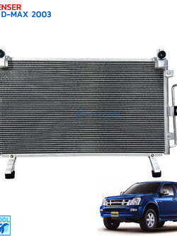 แผงแอร์ อีซูซุ ดีแม็ก 2003 - 2004 พร้อมไดเออร์ CD0151 CONDENSER ISUZU D MAX คอนเดนเซอร์ แผงคอยล์ร้อน dmax อะไหล่ แอร์ รถยนต์ ดีแม็ค