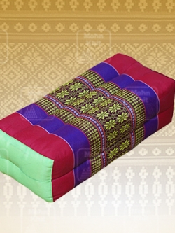 หมอนหนุนนุ่มนิ่ม,ของรับไหว้, MohnKhit Rectangle health Pillow Thai Bolster Lumber 17x30x12 cm