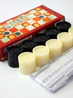 ตัวหมากฮอสพลาสติกABS (40ตัว) Plastic Checkers Pieces