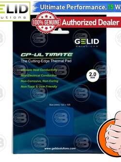 [CoolBlasterThai] GELID GP-ULTIMATE Thermal Pad 120x120x2.0 mm./15.0 W/mK (TP-GP04-S-D)