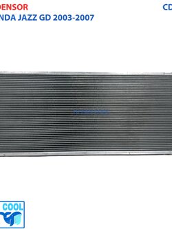 แผงแอร์ ฮอนด้า แจ๊ส 2003 - 2007 CD0142 CONDENSER HONDA JAZZ ’03-’07 แผงรังผึ้งแอร์ แผงคอยล์ร้อน คอยล์ร้อน คอนเดนเซอร์