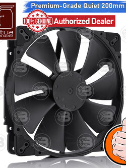 [CoolBlasterThai] Noctua NF-A20 PWM Chromax.Black.Swap PC Fan Case (size 200 mm.) ประกัน 6 ปี