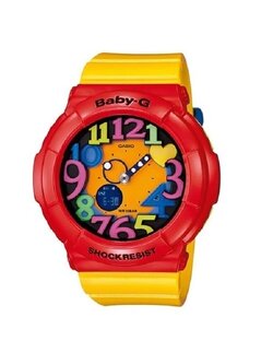 Casio Baby G นาฬิกาข้อมือหญิง สีเหลือง สายเรซิ่น รุ่นBGA-131-4B5DR