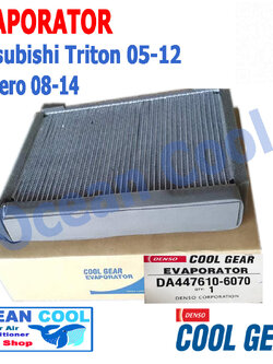 คอยล์เย็น ไทรทัน 2005 - 2012 EVA0024 มิตซู ปาเจโร่ สปอรต์ ปี 2008 ถึง 2014 COOL GEAR รหัส DA447610-60704W EVAPORATOR Mitsubishi Triton 2005 - 2012 ตู้แอร์ คอยเย็น มิตซูบิชิ ไตรทัน พ.ศ.2548 ถึง 2555 อะไหล่ แอร์ รถยนต์ 2006 2007 2009 2010 2011 2013