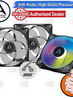[CoolBlasterThai] ARCTIC P14 PWM PST A-RGB 0dB (size 140 mm.) X3 Value Pack PC Fan Case ประกัน 6 ปี สำเนา