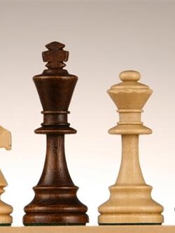 Wood Chess Pieces ตัวหมากรุกสากลไม้