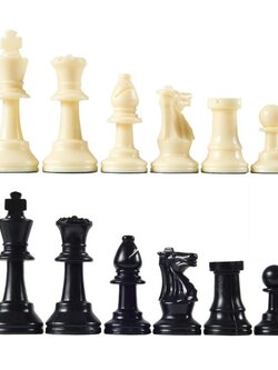 Basic Plastic Chess Pieces ตัวหมากรุกสากล(ตัวเบา)