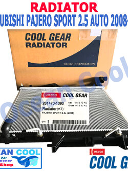 หม้อน้ำ มิตซูบิชิ ปาเจโร่ สปอรต์ 2.5 ปี 2008 - 2015 , ไทรทัน 2008 - 2014 2.5 เกียร์ ออโต้ RD0037 Cool Gear 261470-1090 Radiator MITSUBISHI PAJERO SPORT 2.5L AUTO AT Ocean cool อะไหล่ รถยนต์