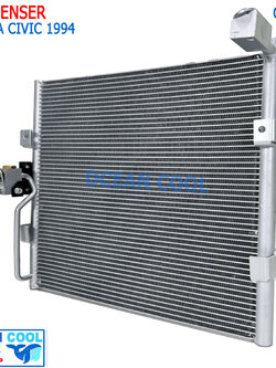 แผงแอร์ ฮอนด้า ซีวิค 1994 Condenser Honda Civic'94 R134a CD0195 คอยล์ร้อน รังผึ้งแอร์ เตารีด แผงรังผึ้ง EG แผงคอยล์ร้อน G5 ซีวิก 3ประตู