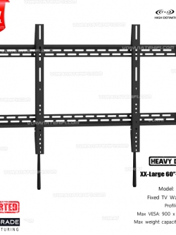 KRAKEN FIXED 100/100 XX-Large ขาแขวนทีวี/จอ Interactive 60"-100" Heavy-Duty Fixed TV Wall Mounts, Max VESA 900x600 mm., Weight Capacity 100 kg.