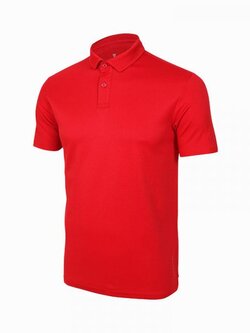 WARRIX DryTech POLO CA-SPU-SR0003 เสื้อโปโล วอริกซ์ แขนสั่น สีแดง RE