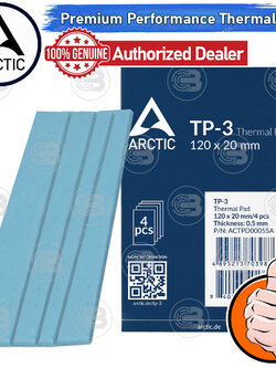 [CoolBlasterThai] Arctic Premium Performance Thermal Pad (TP-3) 120x20x0.5 mm.(4 PCS)