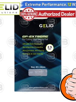 [CoolBlasterThai] GELID GP-EXTREME Thermal Pad 80x40x2.5 mm./12.0 W/mK (TP-GP01-F)