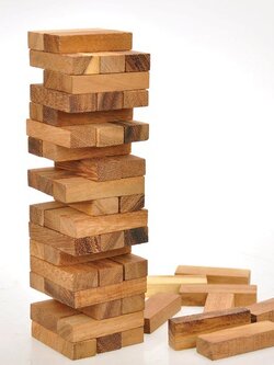 เกมตึกถล่มไม้ฉ่ำฉ่า