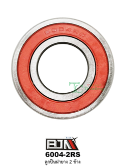 6004-2RS ลูกปืนฝายาง 2 ข้าง