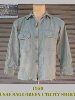USAF SAGE GREEN UTILITY SHIRT1956