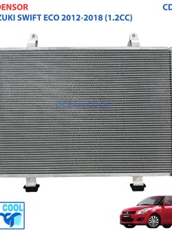 แผงแอร์ ซูซูกิ สวิฟ อีโก้ คาร์ เครื่อง 1.2 ปี 2012 - 2018 CD0033 CONDENSER SUZUKI SWIFT ECO 2013 2014 2015 2016 2017 คอยล์ร้อน รังผึ่ง ซูซุกิ สวีฟท์ พ.ศ. 2555 ถึง 2562 อะไหล่ แอร์ รถยนต์