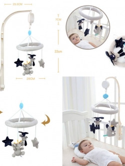 โมบายติดเตียง : Grey & Blue