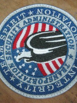 อาร์ม TSA Team Spirit Department of Homeland Security