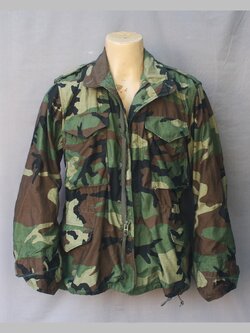 เสื้อทหารสหรัฐ M65 ลายพราง woodland MS