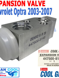 วาล์ว บล็อก เชฟโรเลต ออพตร้า 2003 - 2007 EV0006 Cool Gear รหัส 447500-8140 EXPANSION VALVE Chevrolet Optra อะไหล่ แอร์ รถยนต์ วาวล์ พ.ศ. 2546 ถึง 2550