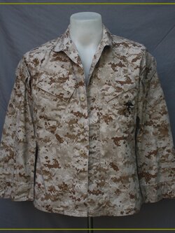 เสื้อ ทหารสหรัฐ USMC MARPAT Desert XS-S