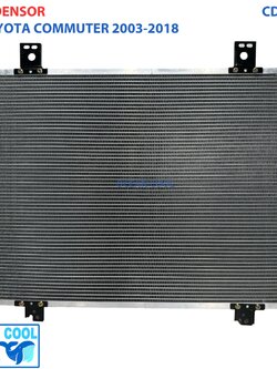 แผงแอร์ โตโยต้า คอมมิวเตอร์ 2003 - 2018 CD0168 CONDENSER TOYOTA HIACE COMMUTER ’03-’18 แผงรังผึ้งแอร์ แผงคอยล์ร้อน คอยล์ร้อน คอนเดนเซอร์