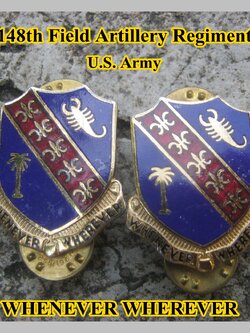 ตราเครื่องหมายหน่วย 148th whenever wherever