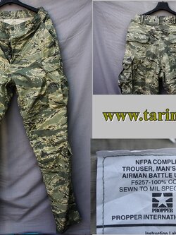 กางเกงนักบิน กองทัพอากาศสหรัฐ ลายเสืออากาศ