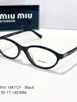 กรอบแว่นMiu Miu MU 09XVF 16K1O1 - Black