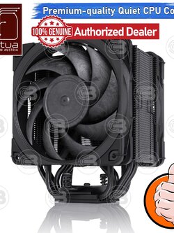 [CoolBlasterThai] Noctua NH-U12A CHROMAX.BLACK Heat Sink CPU Cooler (AM5/LGA1700 Ready) ประกัน 6 ปี