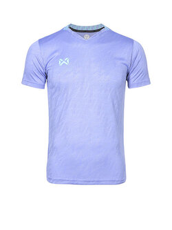 WARRIX เสื้อกีฬา Pluse Training Shirt เสื้อกีฬาคอวีแขนสั้น สีม่วง VV